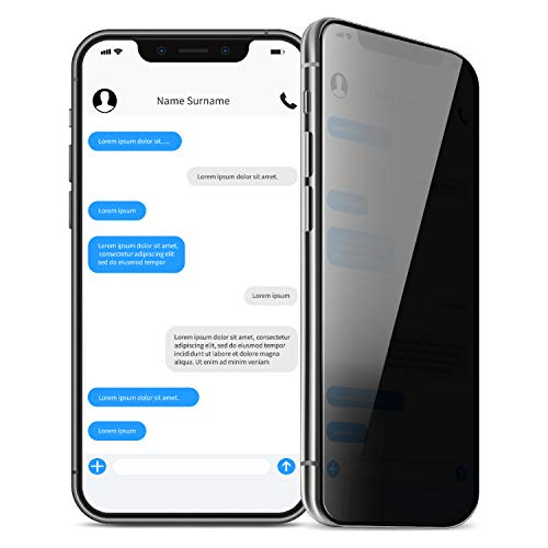  Basics Privacy-tempered Glass Screen Protector For iPhone X