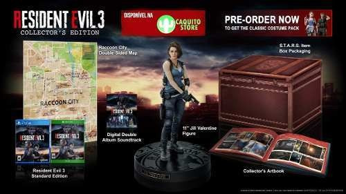 Resident Evil 3 Remake  Collector's Edition Capcom PS4 Físico