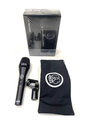 Microfone Profissional Dinâmico Akg P3s Novo Original