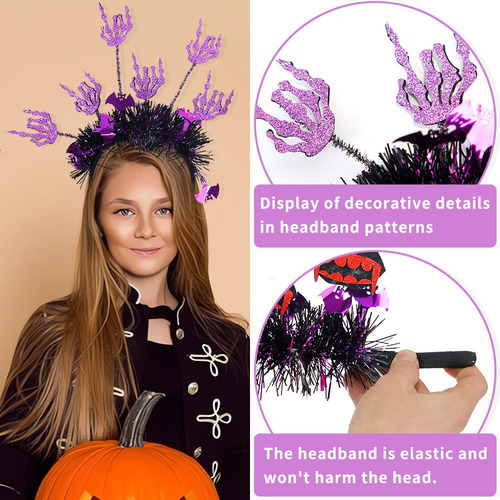 . 15 Nuevas Diademas De Halloween Con Diademas De Calabaza