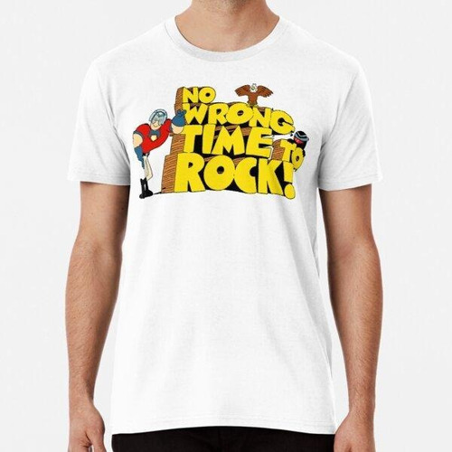 Remera Camiseta No Hay Mal Momento Para Rockear Algodon Prem