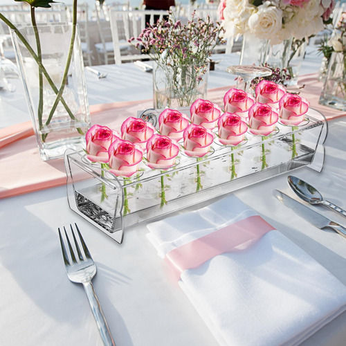 Centro De Mesa Floral Rectangular (paquete De 2)