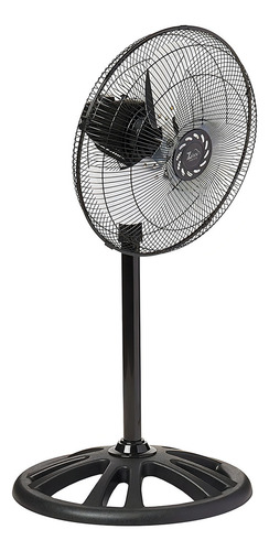 Ventilador Pedestal Piso Z-fan My-3388 16pulg Mytek Cantidad 40.64 Cm 60hz Negro Plateado Metal 3