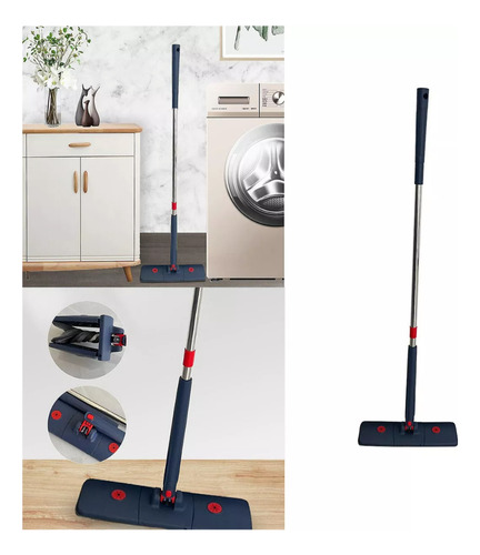 Mopa Trapeador Fregona Horizontal Plana Automatica