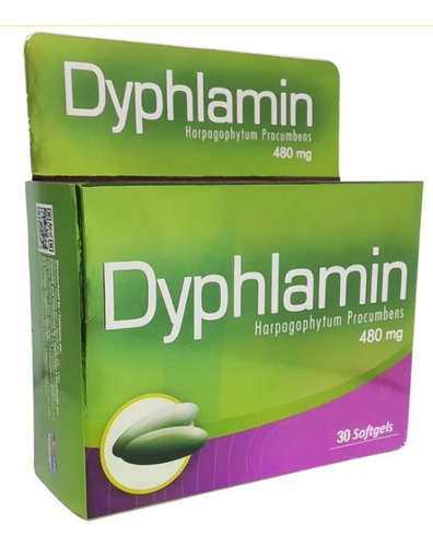 Dyphlamin Harpagofito 480mg 30u - Unidad a $1650