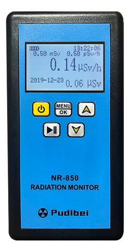 Probador De Radiación Geiger Alarm Lcd Nr-850 Portátil Portá