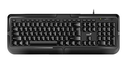 Imagen 3 de 3 de Teclado Genius Usb Kb-118 Pc Oficina Black