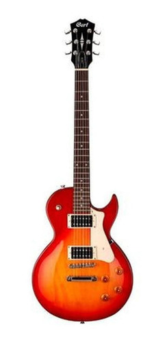Imagen 1 de 3 de Guitarra eléctrica Cort CR Series CR100 de caoba cherry red burst con diapasón de jatoba