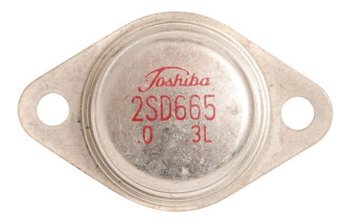 Toshiba 2sd665 To-3 Silicon Npn Power Transistor