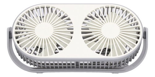 Cabezal De Carga Usb De Doble Ventilador Con Rotación De 360