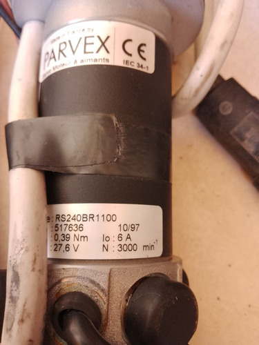 3 Servomotores Cc Parker/parex Rs240br1100 Made In France (Usado)