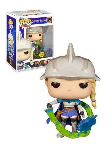 Funko Pop Charlotte #1155 Glow Black Clover Exclusiva