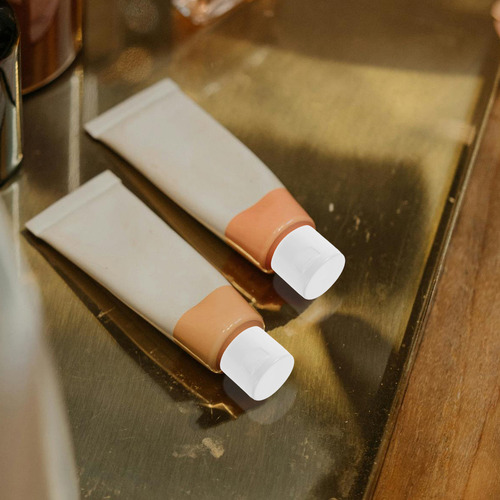 50 Tapas Blancas Con Tapa Abatible Para Botellas De Repuesto