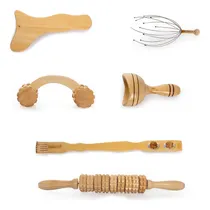 Comprar Kit Maderoterapia Con 6 Masajeadores Relajantes Reductores