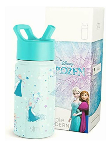 Simple Modern Disney Frozen Elsa Botella De Agua Para Niñas Color -frozen Elsa's Snowflake