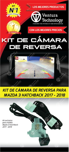 Cámara De Reversa  Para Mazda 3 Hatchback Año 2017