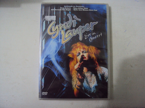 Dvd Cyndi Lauper Live In Cencert Lacrado Original E5b4