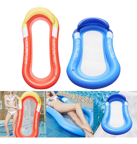 Durable Flotador De La Piscina Cama Reclinable De Malla