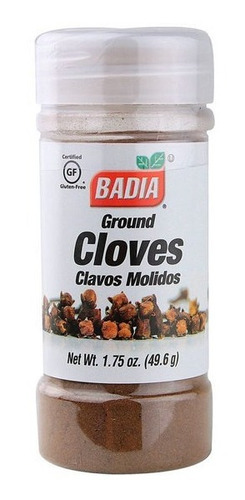 Ground Cloves Badia Clavo Molido Kosher Especias 49.6grs.