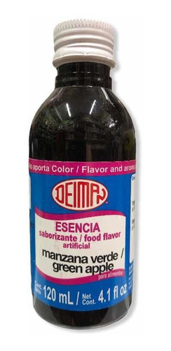 Esencia Saborizante De Manzana Verde 120ml