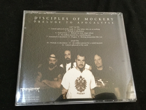 Disciples Of Mockery Prelude To Apocalypse Cd Immolation D17 (Usado)