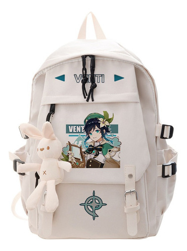 Genshin Impac Mochila Con Colgante De Conejo Para Cosplay Lu