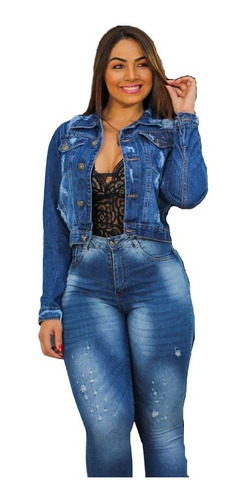 jaqueta jeans feminina barata