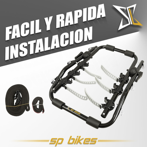 Rack Portabicicletas Hollywood F2 Para 3 Bicicletas Cajuela