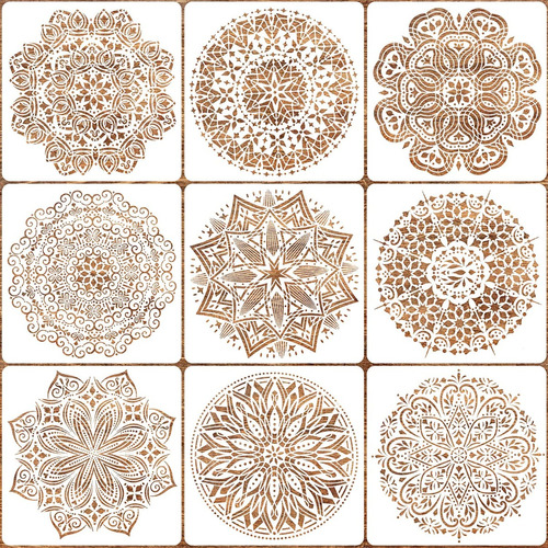 Plantillas De Mandala Dibujo Pintura Suministro De Arte