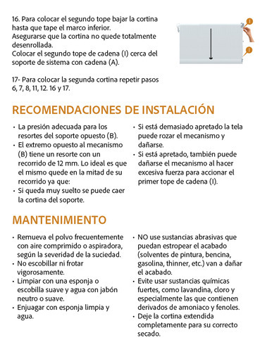 Cortina Roller Doble Blackout-sunscreen 6% 110x90cm Dbsu1 Blanco