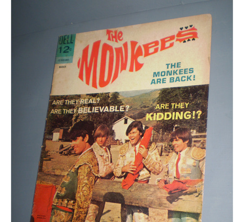 Revista The Monkees Nº 10 Antiguo Comic Dell 1968 Beat