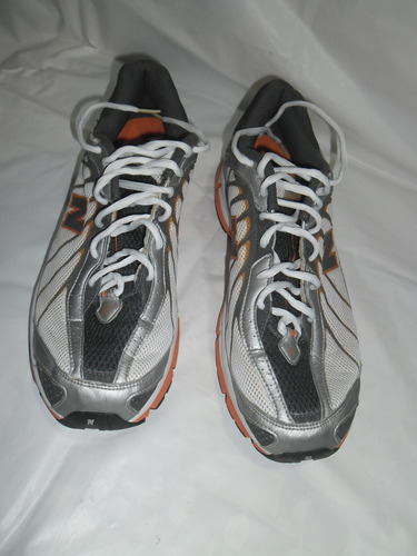 Tenis New Balance Laranja Branco Cinza 644 N-fuse - Tam 45,5 (Usado)