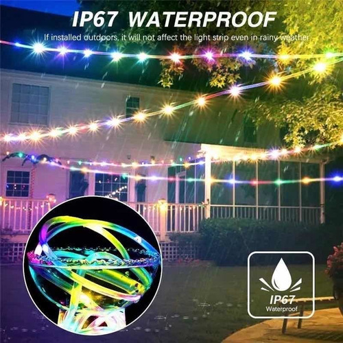 Guirnalda Tipo Manguera 10m - 100led Luces Para Navidad Ip67