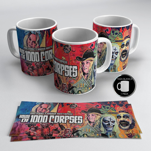 Taza Blanca 11 Oz / House Of 1000 Corpses , M01 (1 Pz)