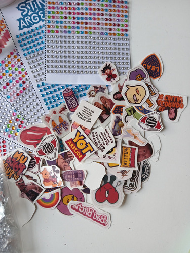 Combo Stand Completo Glitter Bar Brillos Strass Tatus
