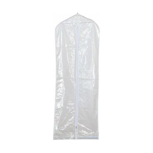 Kit 5 Capas Vestido Zíper/frente Transparente 1,6m Branca