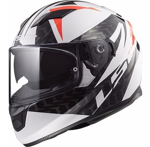 Casco Integral Evo Commander Rojo Blanco Ls2