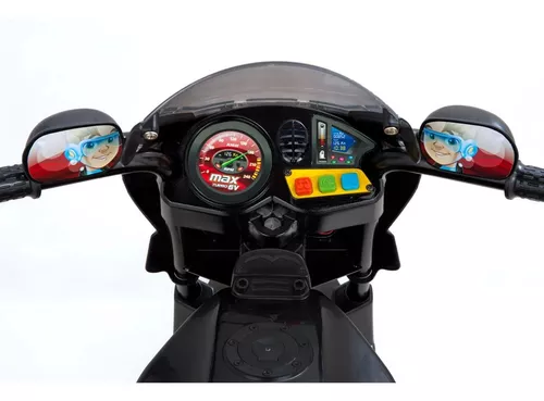 Mini Moto Eletrica Infantil Menino Max Turbo V6 Frete Grátis