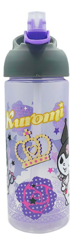 Tomatodo Scool Pp Deluxe Con Caña 600ml Kuromi