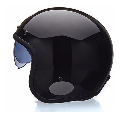 Imagem 2 de 10 de Capacete Lucca Sublime Gloss Black + Viseira Interna + Bolha