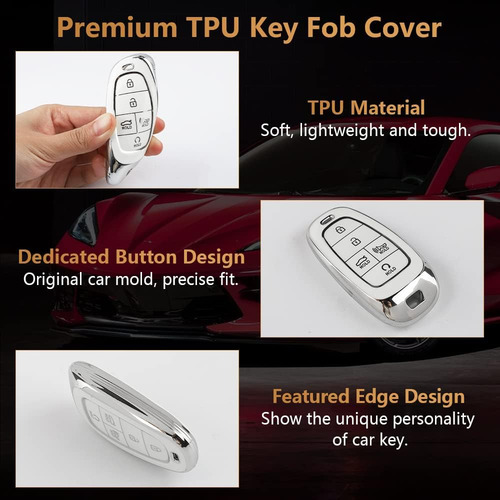 Funda Para Llavero De Tpu Para Coche, Protector De Llave Int