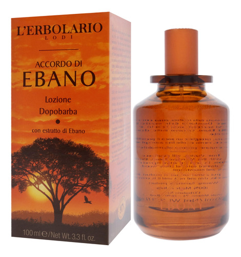Loción Para Después Del Afeitado Lerbolario Ebony 100ml Unis