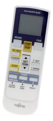 Controle Remoto Ar Condicionado Fujitsu Ar-rah3e