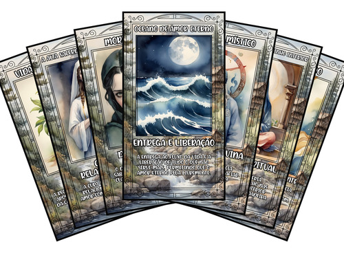 Jardim De Éter Com Significados. 44 Cartas Artesanais