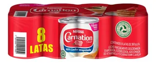 Leche Evaporada Carnation Clavel 8 Pz 360 G C/u Envío Gratis