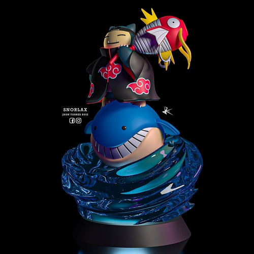 Snorlax Kisame  Naruto  Snorlax Kisame  - Figura Plastica
