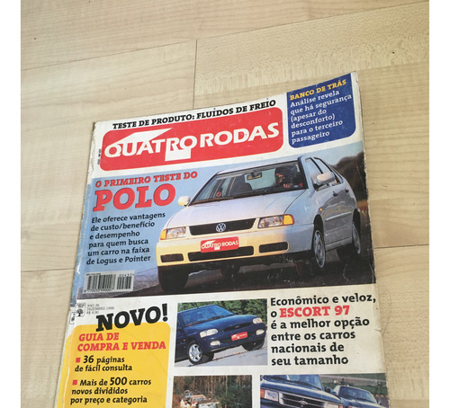 Revista Quatro Rodas Nº 437 ( 12 /1996) Polo Ranger 
