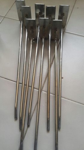 Ganchos De Metal Exhibición Tabla Acanalada. (Usado)