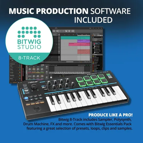 Nektar Impact Lx Mini Teclado Controlador Midi Usb Con Daw