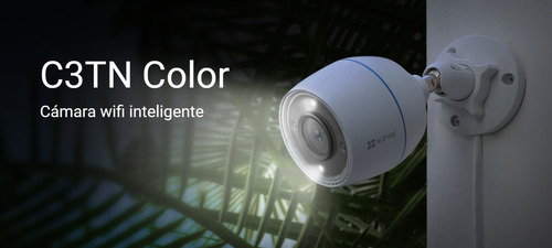 Cámara de seguridad Ezviz C3TN (2MP) con resolución de 2MP visión nocturna incluida blanca
